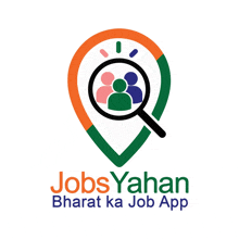 a logo that says jobs yahan bharat ka job app on it