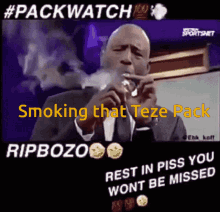 smoking that pack