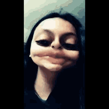 Smiling Snap Chat GIF - Smiling Snap Chat Filter GIFs
