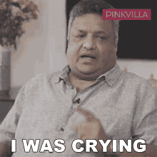 I Was Crying Sanjay Gupta GIF - I Was Crying Sanjay Gupta Pinkvilla GIFs