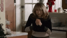Gail Excitedly Turning Around Coronation Street GIF - Gail Excitedly Turning Around Coronation Street Corrie GIFs