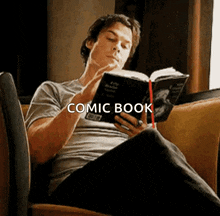 Damon Salvatore Reading A Book Of50shades Of Gray GIF