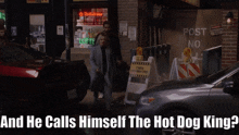 How I Met Your Father Sophie Tompkins GIF - How I Met Your Father Sophie Tompkins And He Calls Himself The Hot Dog King GIFs