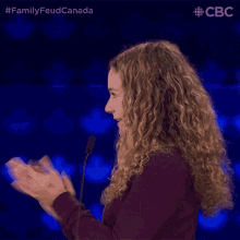 Clapping Myriam GIF - Clapping Myriam Family Feud Canada GIFs