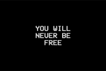 You Will Never Be Free Marble Hornets GIF - You Will Never Be Free Marble Hornets Slenderman GIFs