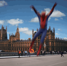 spiderman dance ruffles