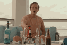 Obx Drinking GIF - Obx Drinking Hot GIFs