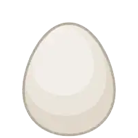 a cartoon duck is coming out of an egg