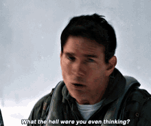 Top Gun Pete Mitchell GIF - Top Gun Pete Mitchell What The Hell Were You Even Thinking GIFs