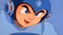 Blast Mega Man GIF - Blast Mega Man Have A Taste Of This GIFs