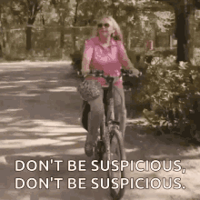 Dont Be Suspicious Bike GIF - Dont Be Suspicious Bike Old Lady GIFs