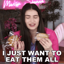 I Just Want To Eat Them All Marissa Rachel GIF - I Just Want To Eat Them All Marissa Rachel I Just Wanna To Try Them All GIFs