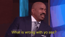 Steve Harvey What Is Wrong With You GIF - Steve Harvey What Is Wrong With You What Is Wrong With U GIFs