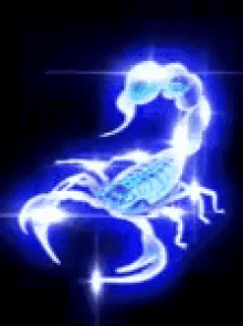 scorpio glowing sparkle scorpion