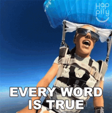 Every Word Is True Happily GIF
