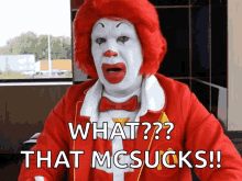 Clown Mcdonalds GIF - Clown Mcdonalds Thumbs Down GIFs
