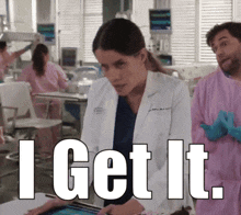 Greys Anatomy Monica Beltran GIF - Greys Anatomy Monica Beltran I Get It GIFs