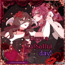 a greeting card that says have a kaffsoful day