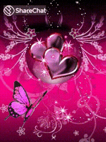 Hearts Butterfly GIF - Hearts Butterfly Glittering GIFs