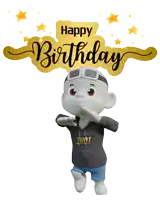 a cartoon character is wearing a hoodie that says zhot on it