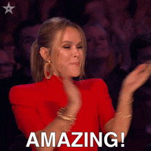 Amazing Amanda Holden GIF - Amazing Amanda Holden Britain'S Got Talent GIFs