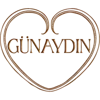 a heart with the word günaydin written on it