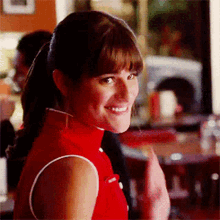 Glee Rachel Berry GIF - Glee Rachel Berry Smiles GIFs