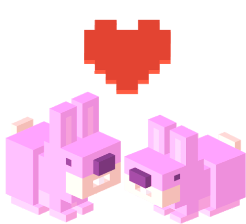 Love Bunnies Sticker - Love Bunnies Heart Stickers