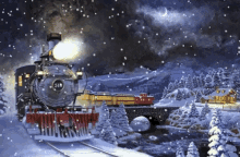Railway Steamengine GIF - Railway Steamengine Snowfall GIFs