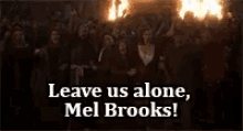 Robin Hood Men In Tights Leave Us Alone GIF - Robin Hood Men In Tights Leave Us Alone Mel Brooks GIFs