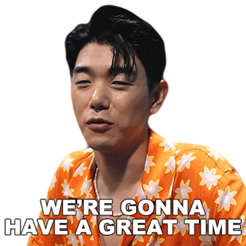Were Gonna Have A Great Time Eric Nam Sticker - Were Gonna Have A Great Time Eric Nam Eric Nam에릭남 Stickers
