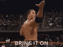 The Rock Bring It On GIF - The Rock Bring It On Come To Me GIFs