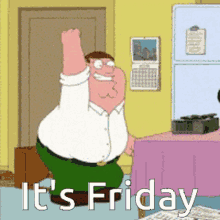 Its Friday Happy Dance GIF - Its Friday Happy Dance Peter Griffin GIFs