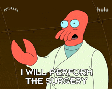 i will perform the surgery zoidberg billy west futurama i%27ll carry out the operation