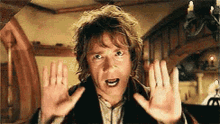 Ok Stop Bilbo Baggins GIF - Ok Stop Bilbo Baggins Martin Freeman GIFs