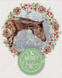 Merry Christmas GIF - Merry Christmas Horse GIFs