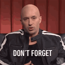 Dont Forget Saturday Night Live GIF - Dont Forget Saturday Night Live Always Remember GIFs