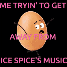 Ice Spice Egg GIF - Ice Spice Egg Run GIFs