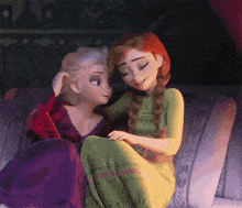 Cuddling Frozen GIF
