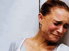 Weary GIF - Black Swan Natalie Portman Crying GIFs