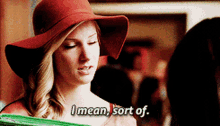 Glee Brittany Pierce GIF - Glee Brittany Pierce I Mean Sort Of GIFs