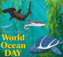 Ocean World Ocean Day GIF - Ocean World Ocean Day Have A Great World Ocean Day GIFs