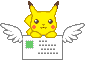 Pokemon Pikachu Sticker - Pokemon Pikachu Mail Stickers