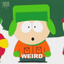 Weird Kyle Broflovski GIF - Weird Kyle Broflovski South Park GIFs