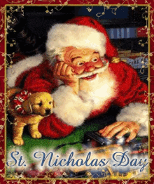 happy st nicholas day st nicholas st nick st nicholas day santa claus
