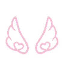 wings pink angel wings cute kawaii