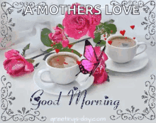 Good Morning A Mothers Love GIF - Good Morning A Mothers Love Butterfly GIFs