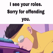 Invincible I See Your Roles Sorry For Offending You GIF - Invincible I See Your Roles Sorry For Offending You Calix Gif GIFs