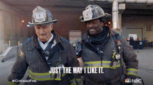 just the way i like it chief walker wallace boden chicago fire thats how i like it