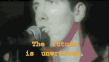 The Clash Joe Strummer GIF - The Clash Joe Strummer The Future Is Un Written GIFs